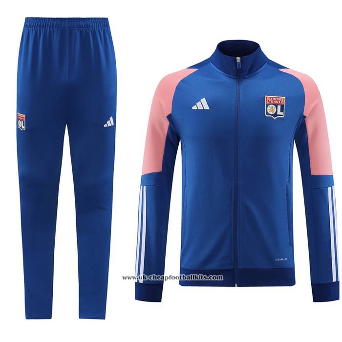 Jacket Tracksuit Lyon 2023-2024 Blue